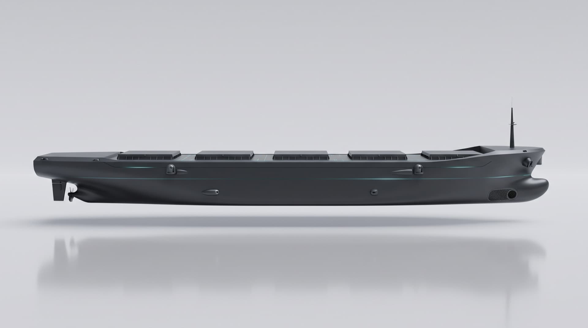 Concept render · hull profile